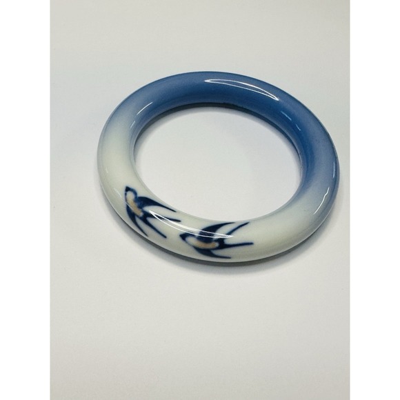Royal Copenhagen porcelain Swallow Decor Bracelet Bangle